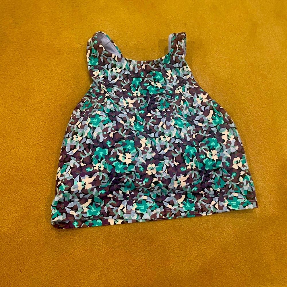 Athleta conscious crop bikini top size M